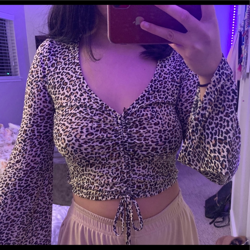 Cheetah print top